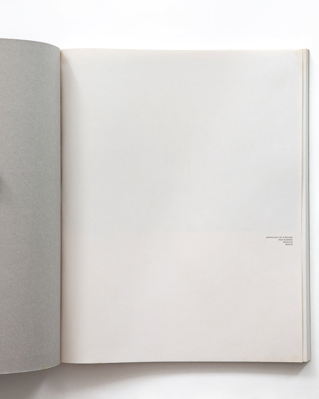Hedi Slimane - Anthology of a Decade, DE RU