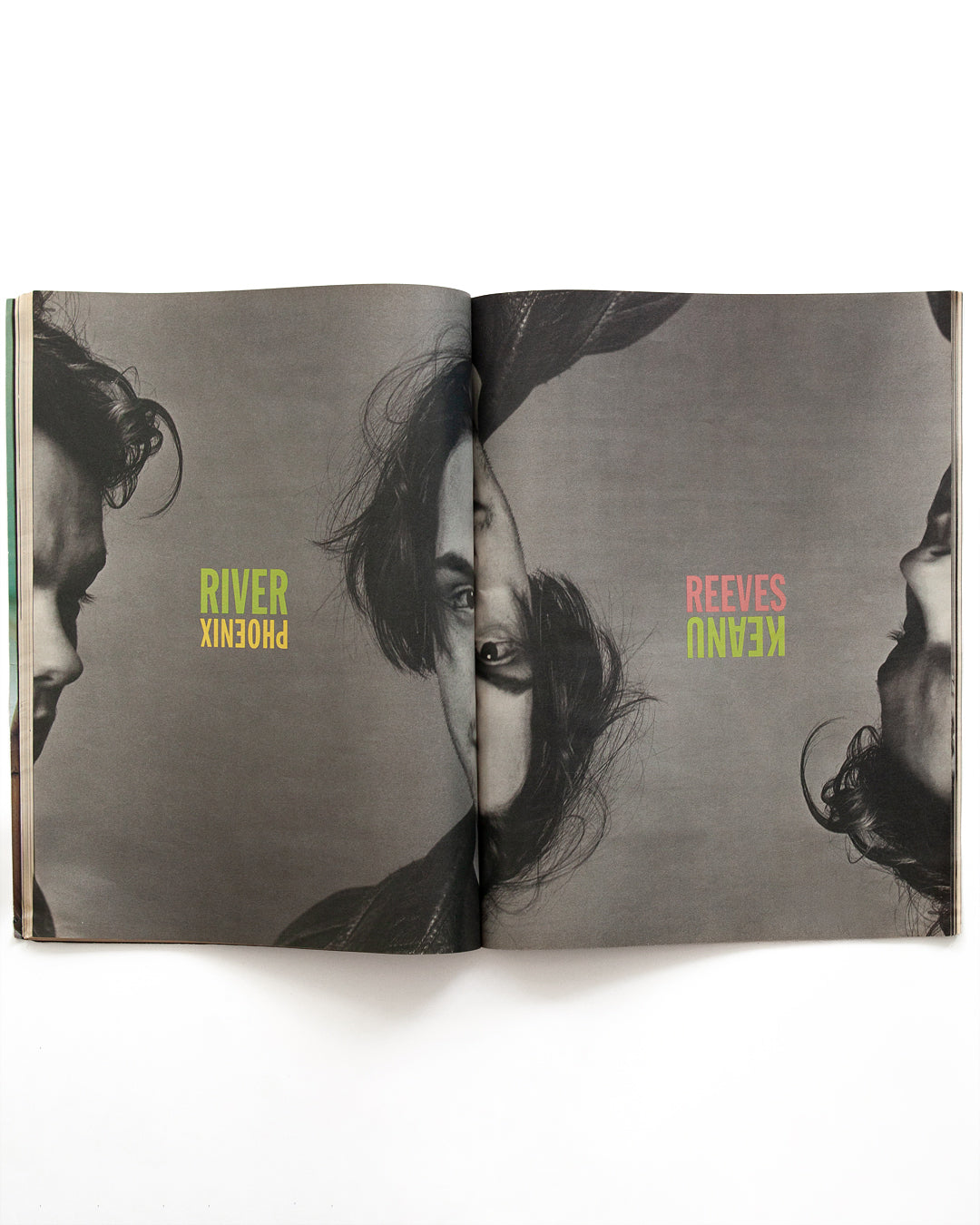 Interview Magazine - November 1991 Keanu Reeves & River Phoenix