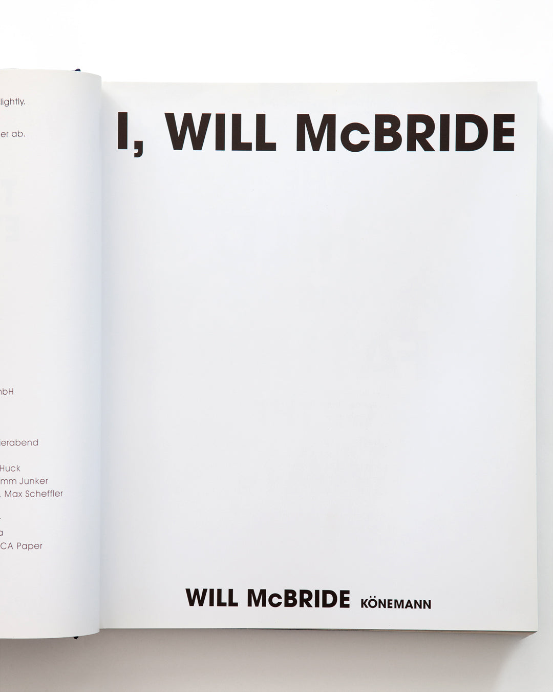 Will McBride - I, Will McBride
