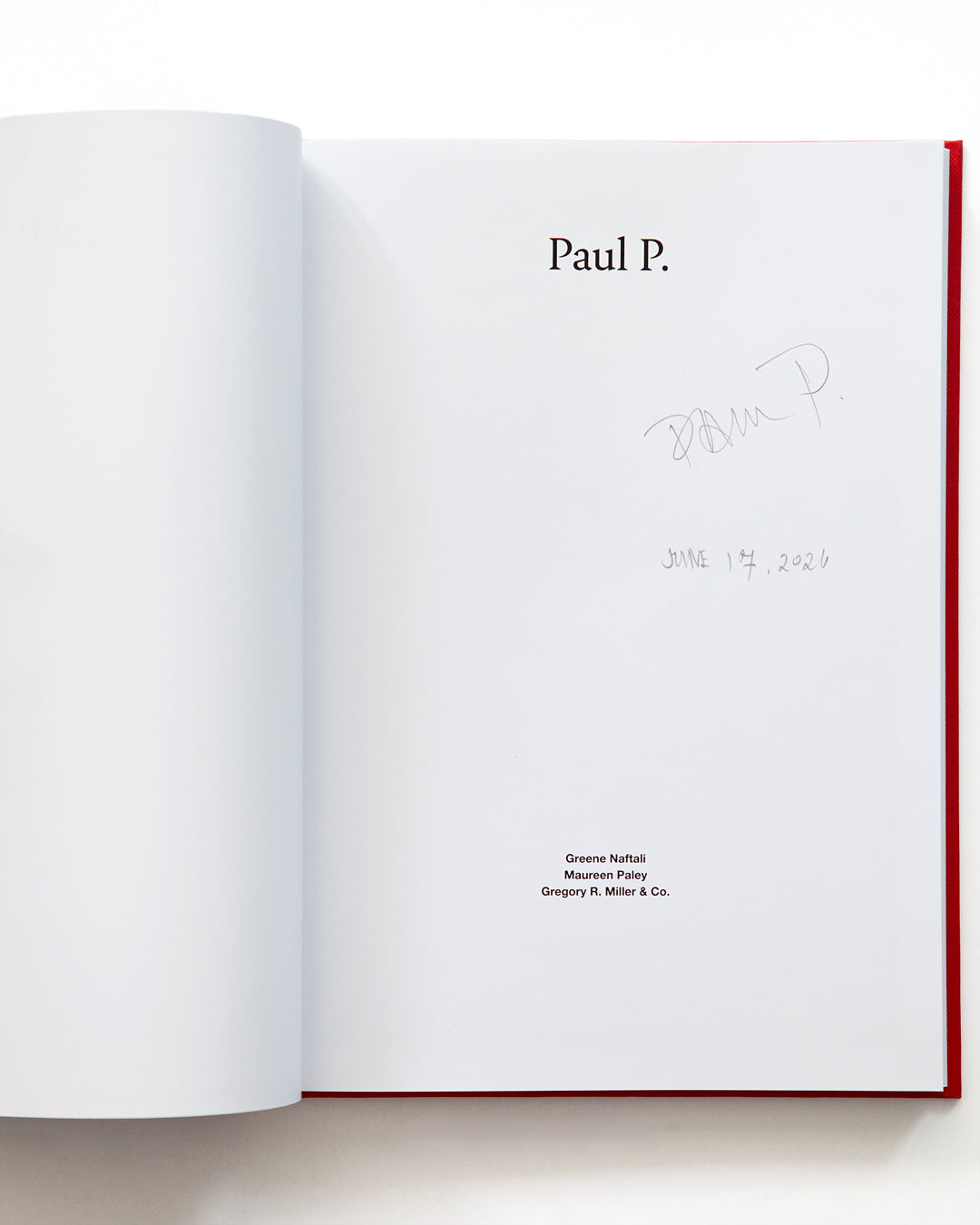 [Signed]Paul P. — Paul P.