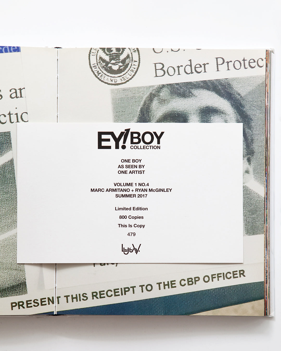 [Signed]Ryan McGinley - Marc Armitano + Ryan McGinley / EY! Boy Collection Vol.1 No.4