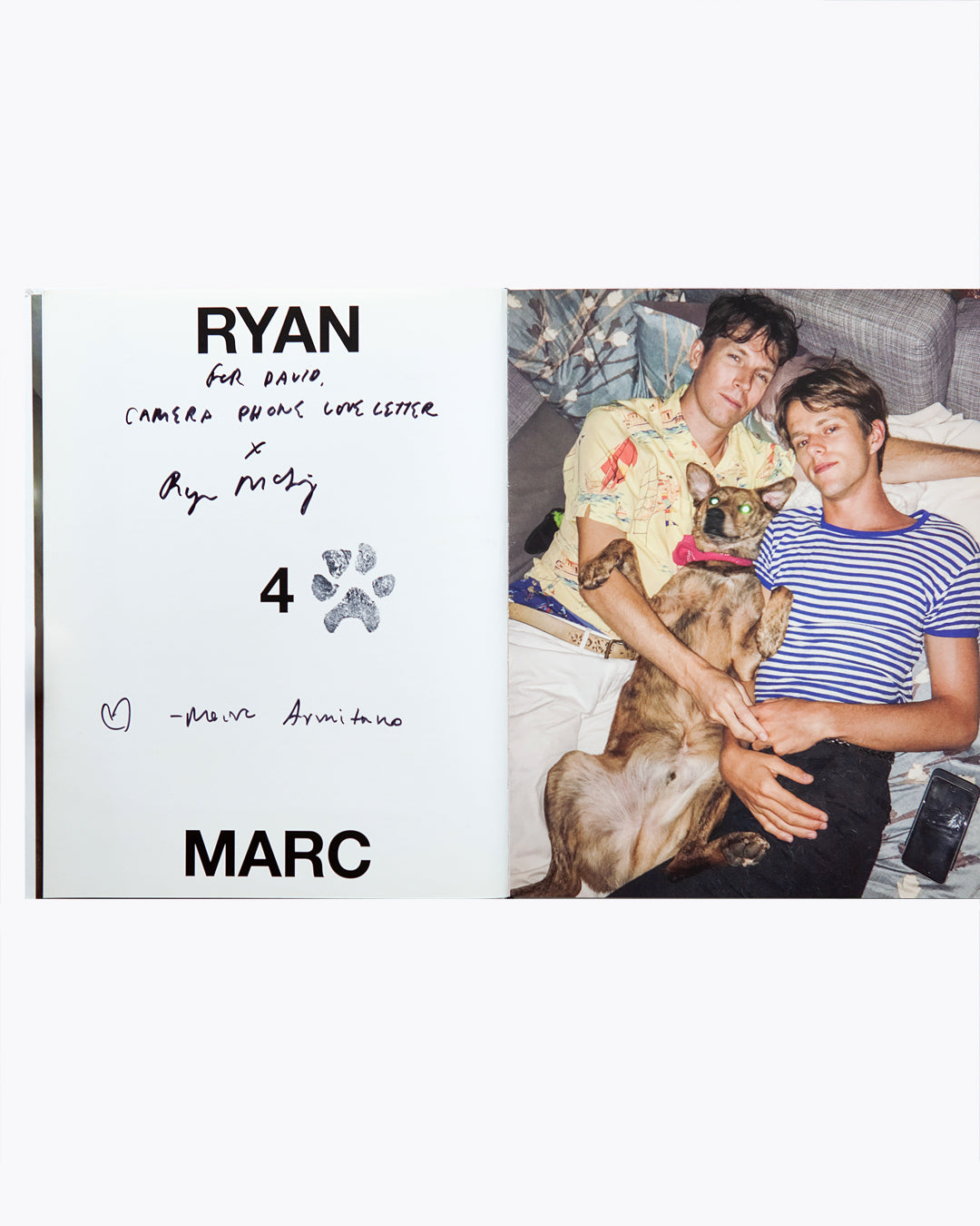 [Signed]Ryan McGinley - Marc Armitano + Ryan McGinley / EY! Boy Collection Vol.1 No.4