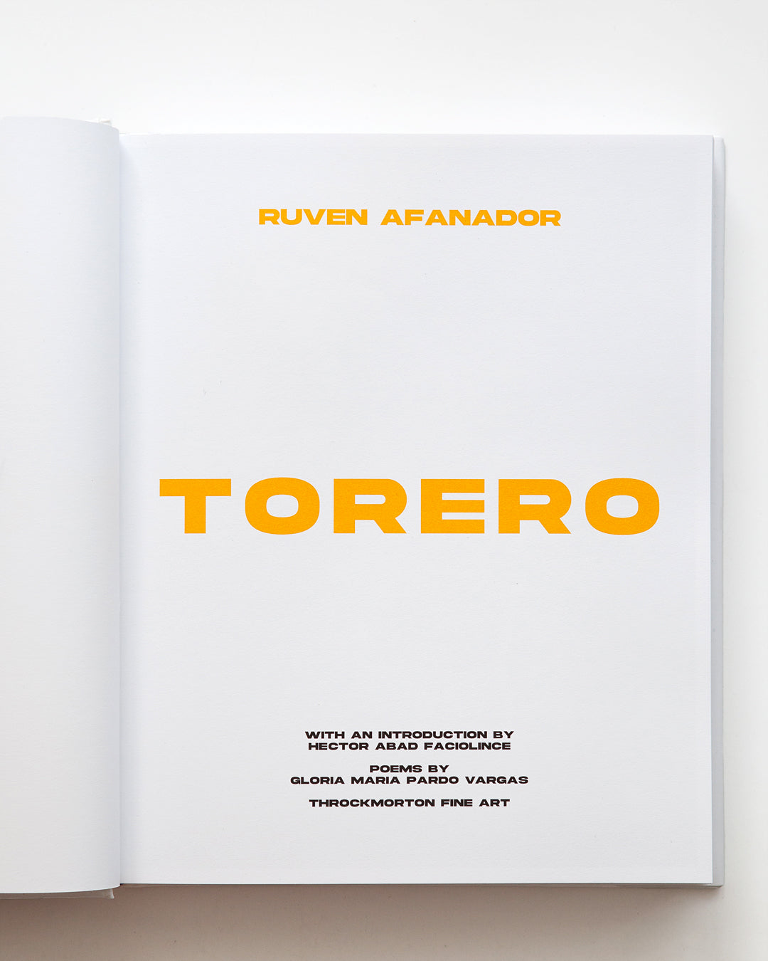 [Signed] Ruven Afanador - Torero