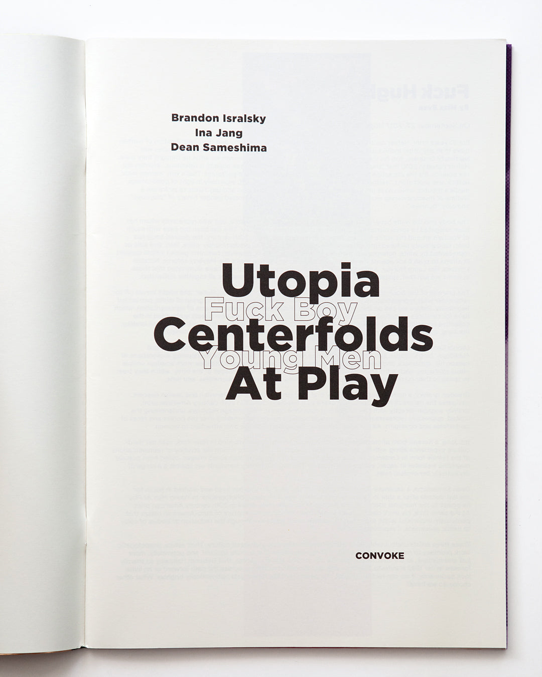 Utopia Centerfolds at Play - Brandon Isralsky, Ina Jang, Dean Sameshima